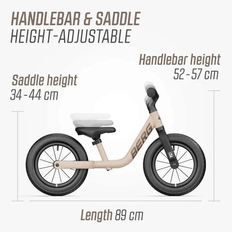 Draisienne pour Enfants, 2,5+ Ans, 12 Pouces, MOOV 12 Beige Sable 4/7
