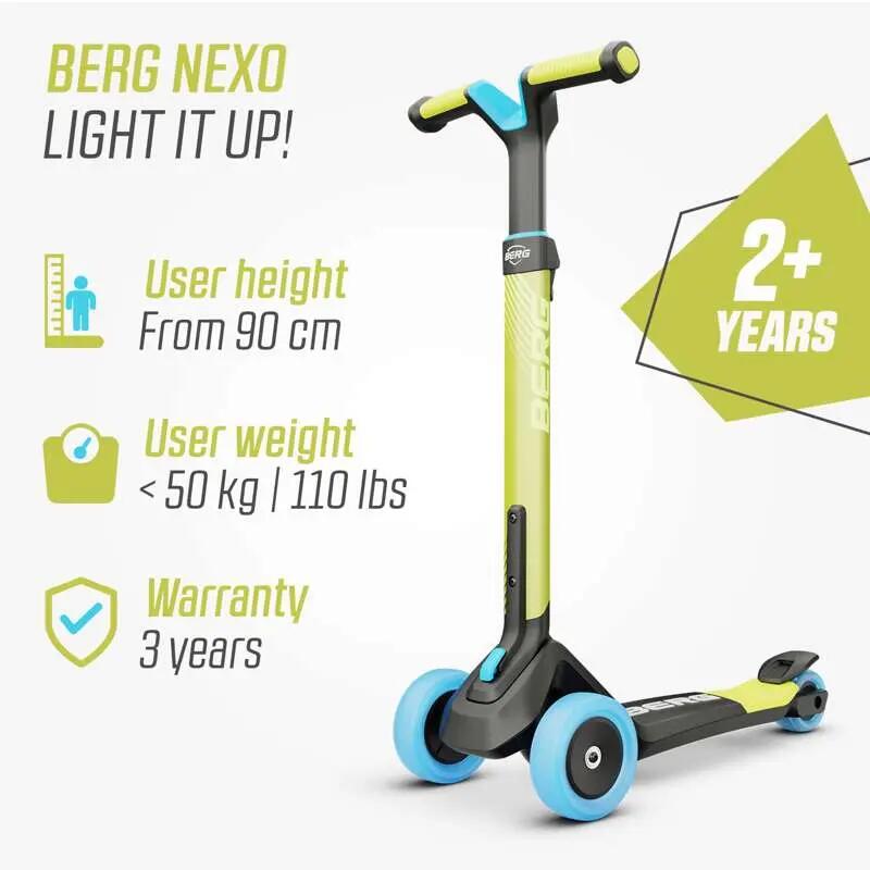 Trottinette pour Enfants, 2+ Ans, Pliable, Nexo Lime 2/7