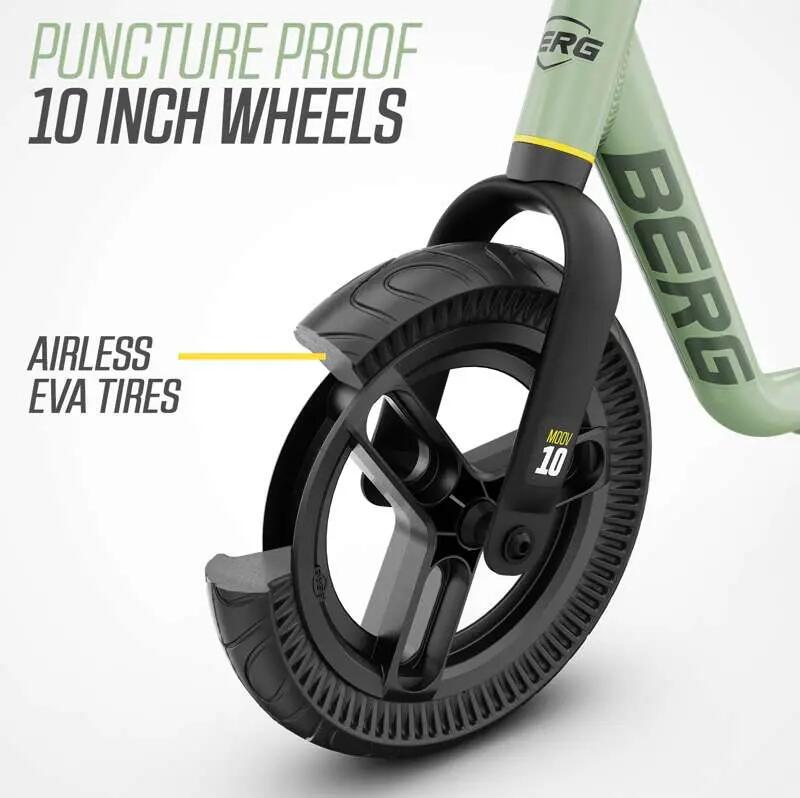 Loopfiets voor Kinderen, 2+ Jaar, 10 Inch, MOOV 10 Groen 4/7