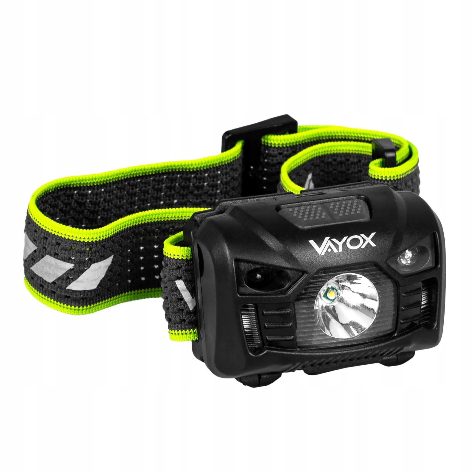 VAYOX VA0020 hoofdlamp, oplaadbaar, met bewegingssensor 11/15