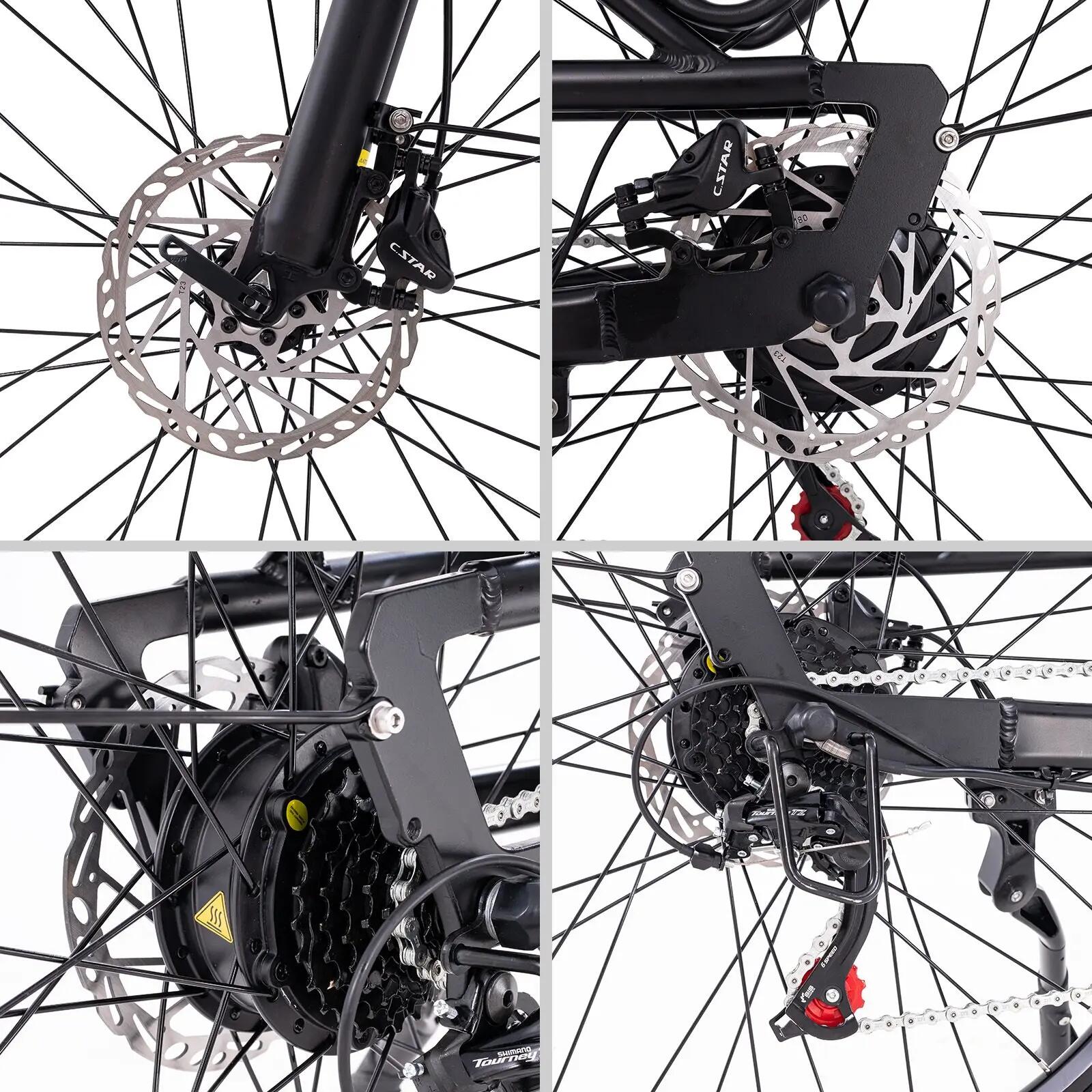 Bicicleta elétrica adulta 27,5" EK25 -Sensor de torque, 250W, 36V 13Ah, NFC, APP 4/15