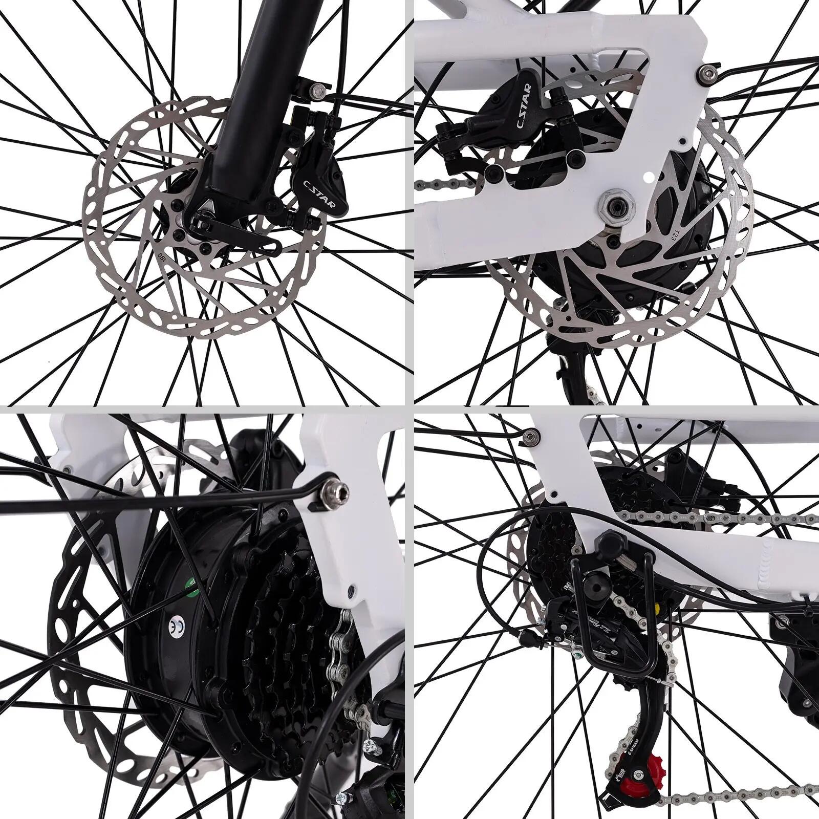 Bicicleta elétrica adulta 27,5" EK25 -Sensor de torque, 250W, 36V 13Ah, NFC, APP 3/13