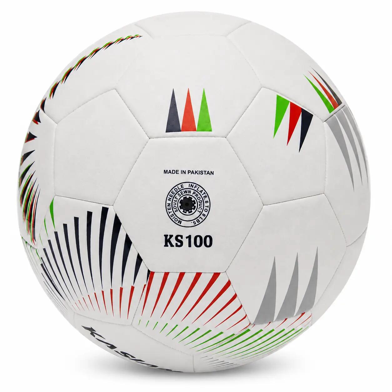 KASIAN Fußball 11 KS100 Weiß TPU Glänzend Größe 5 2/7