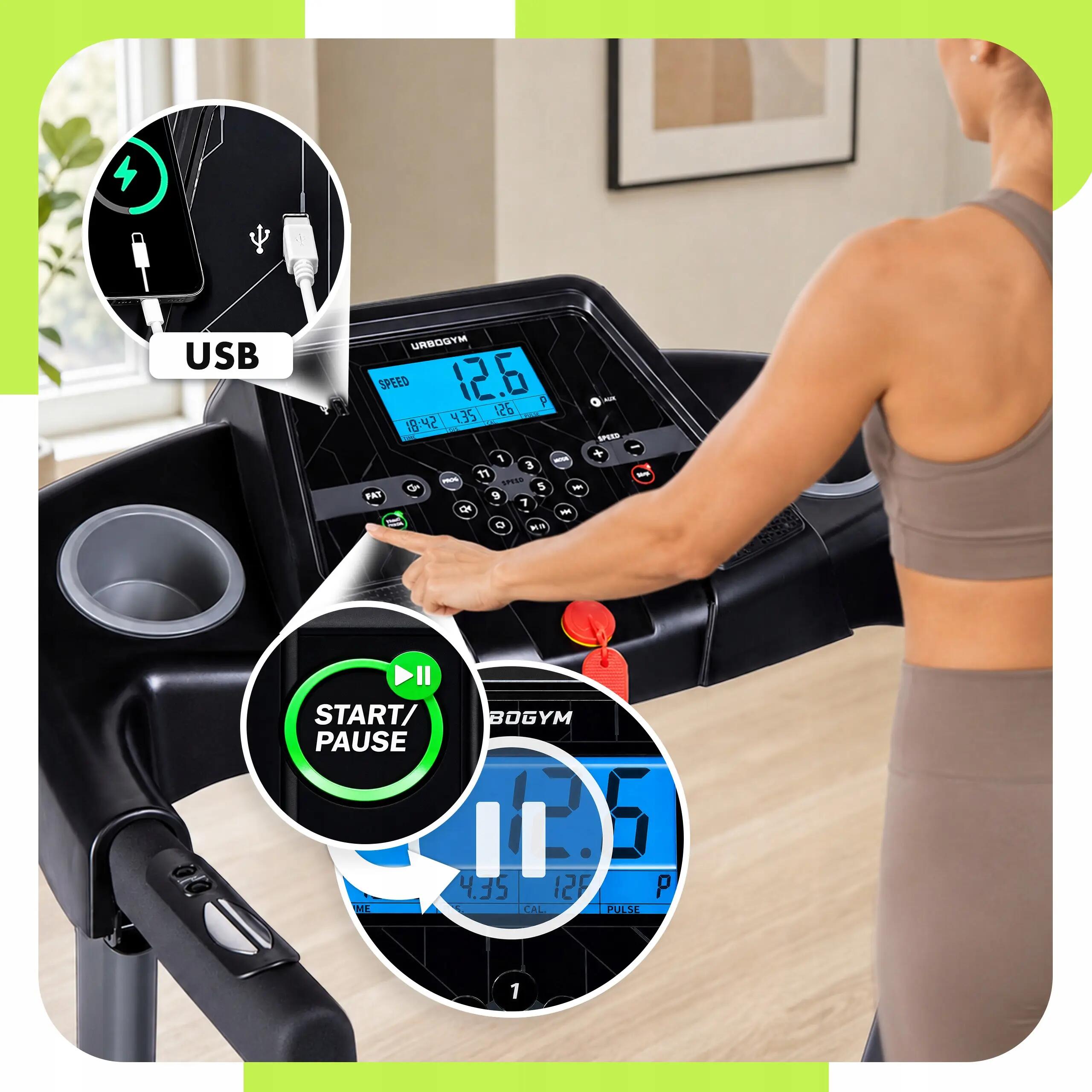 Bieżnia elektryczna Urbogym V520S 8/11