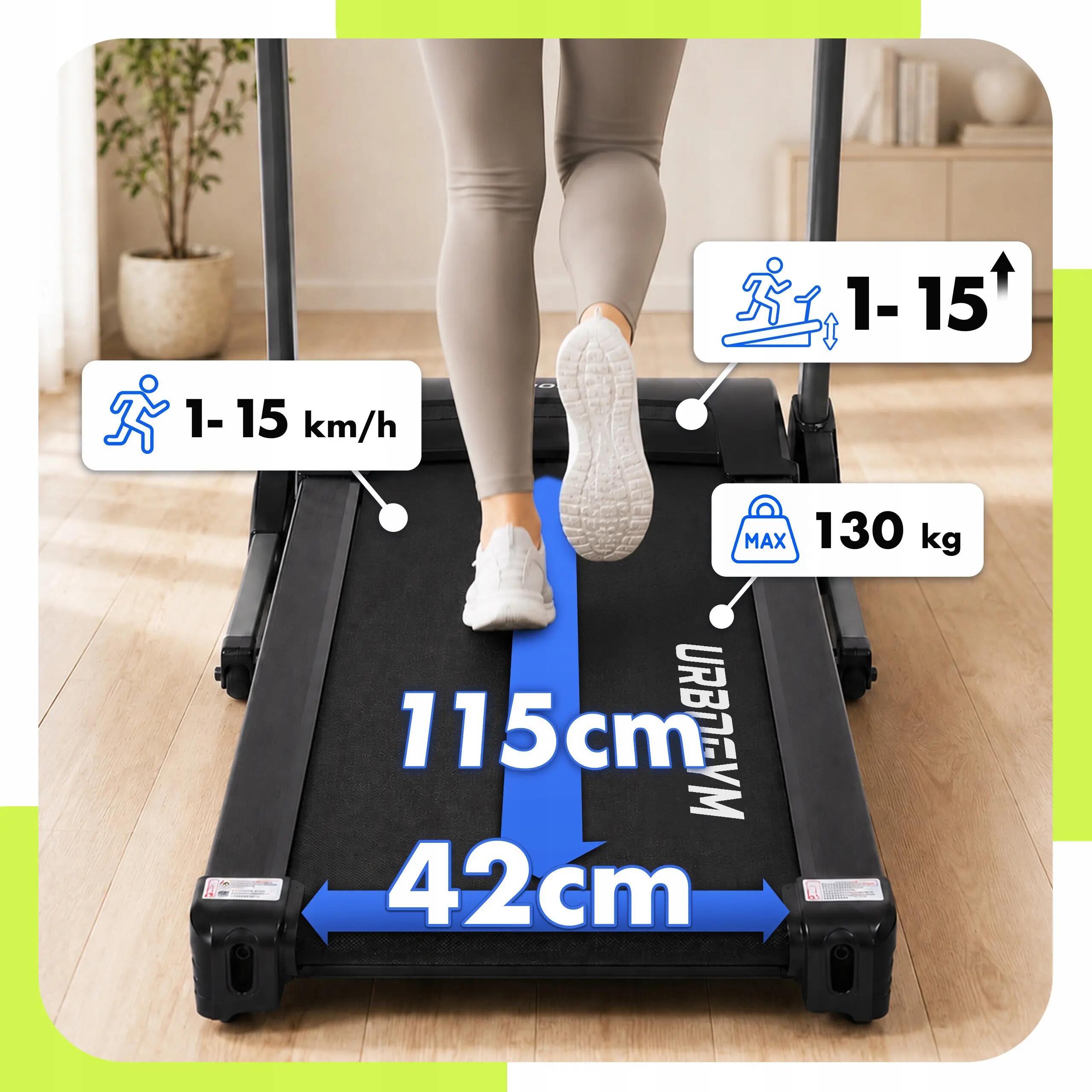 Bieżnia elektryczna Urbogym V520S 3/11