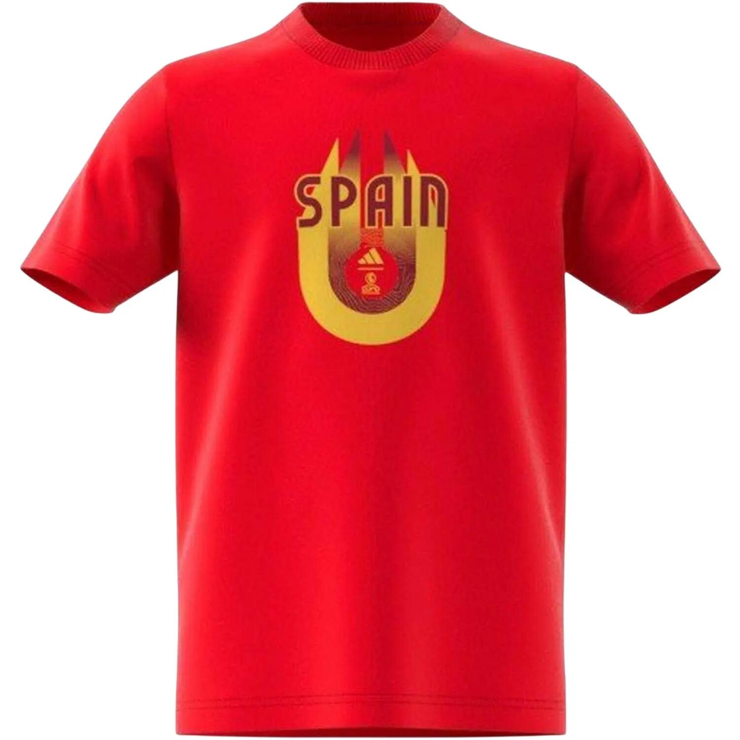 Adidas Childrens/Kids Spain Graphic Print T-Shirt
