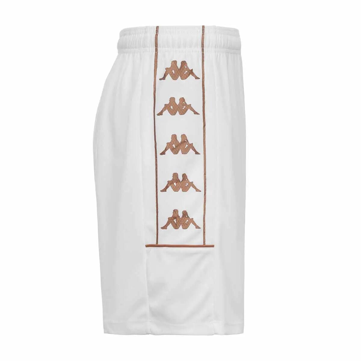 Short de football homme Miondo blanc 2/4