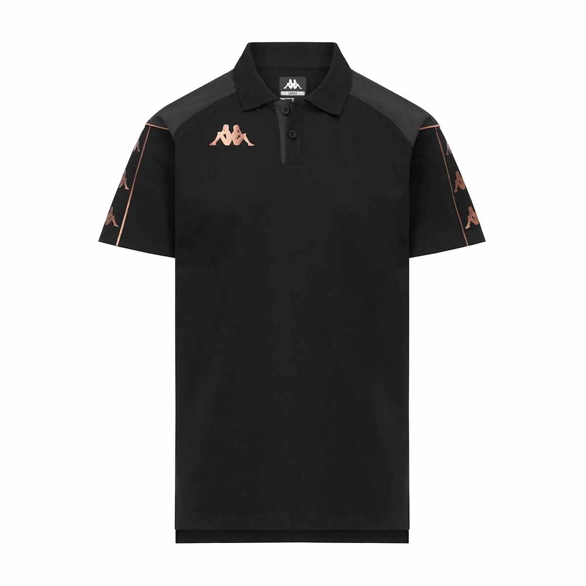 Polo de football homme Mastio noir 1/4