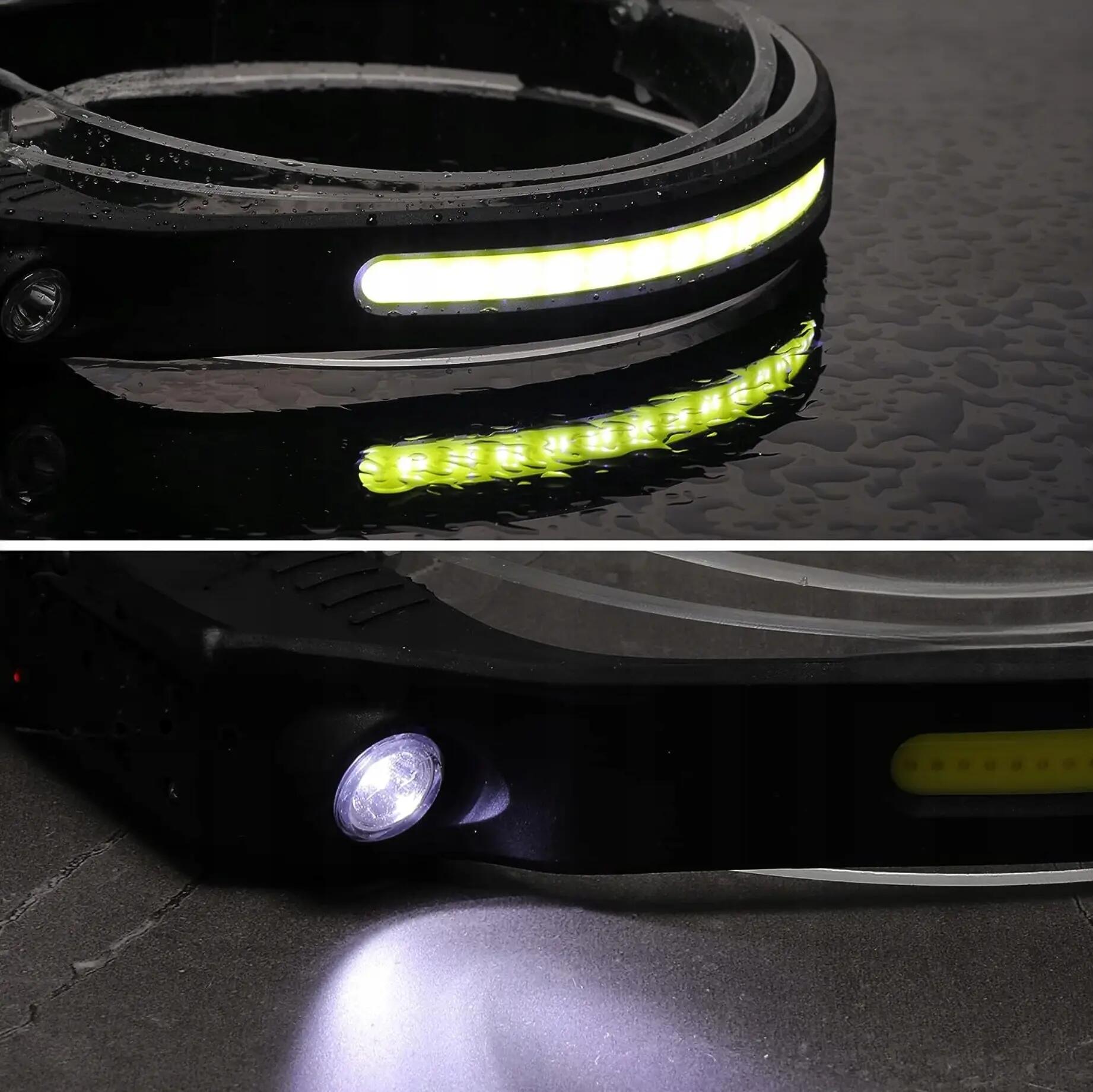 Lanterna frontal Vayox VA0128 350lm, recarregável, USB-C, de silicone 7/11