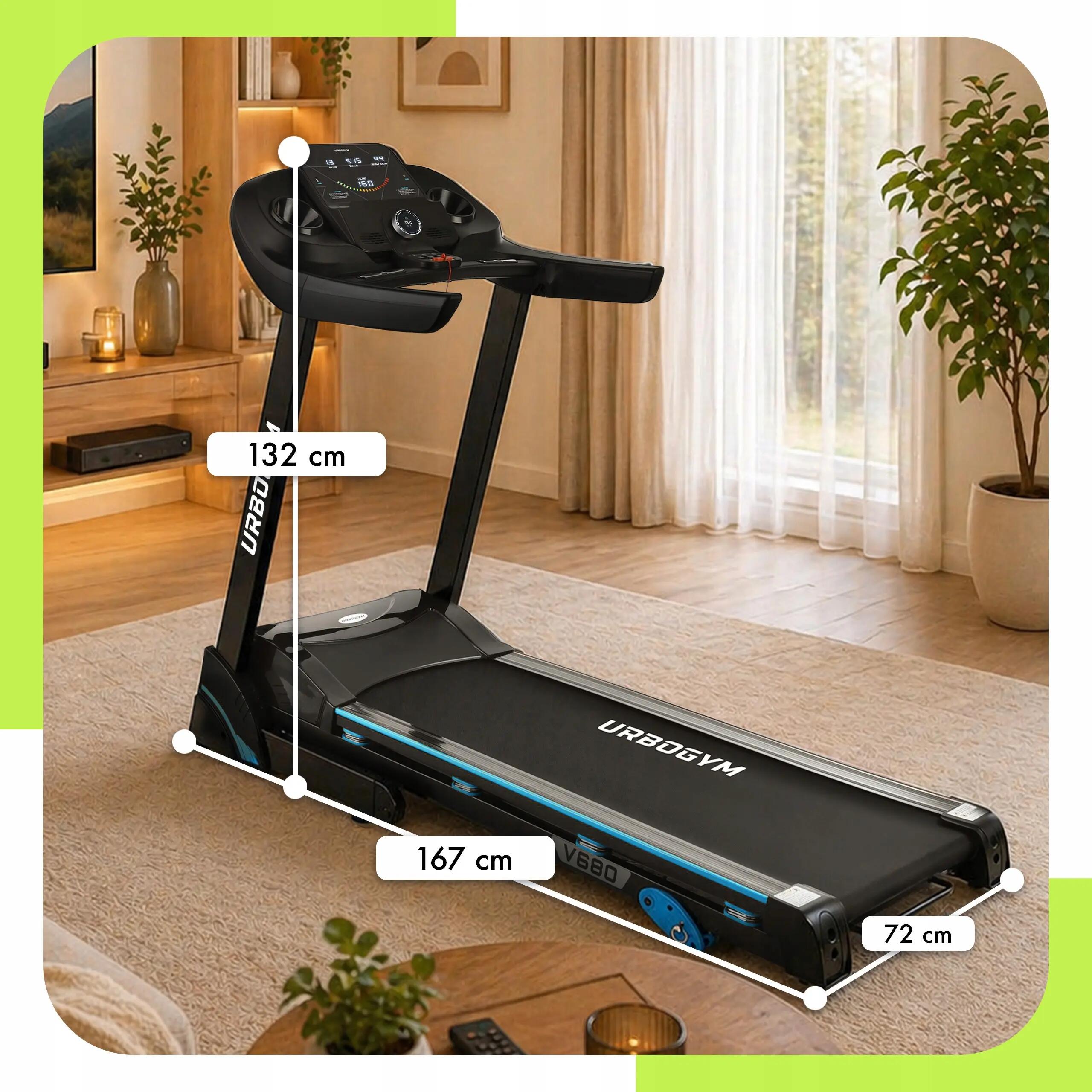 Bieżnia elektryczna Urbogym V680 9/10
