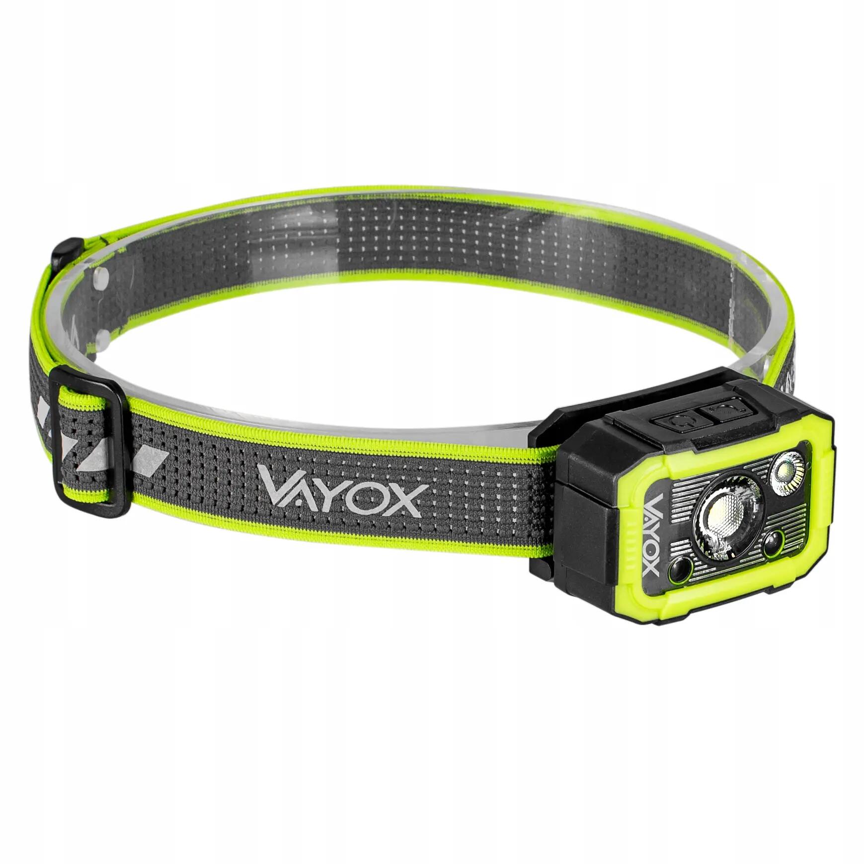 Latarka czołowa Vayox VA0187, 750lm, akumulatorowa, USB-C, odporna 13/17