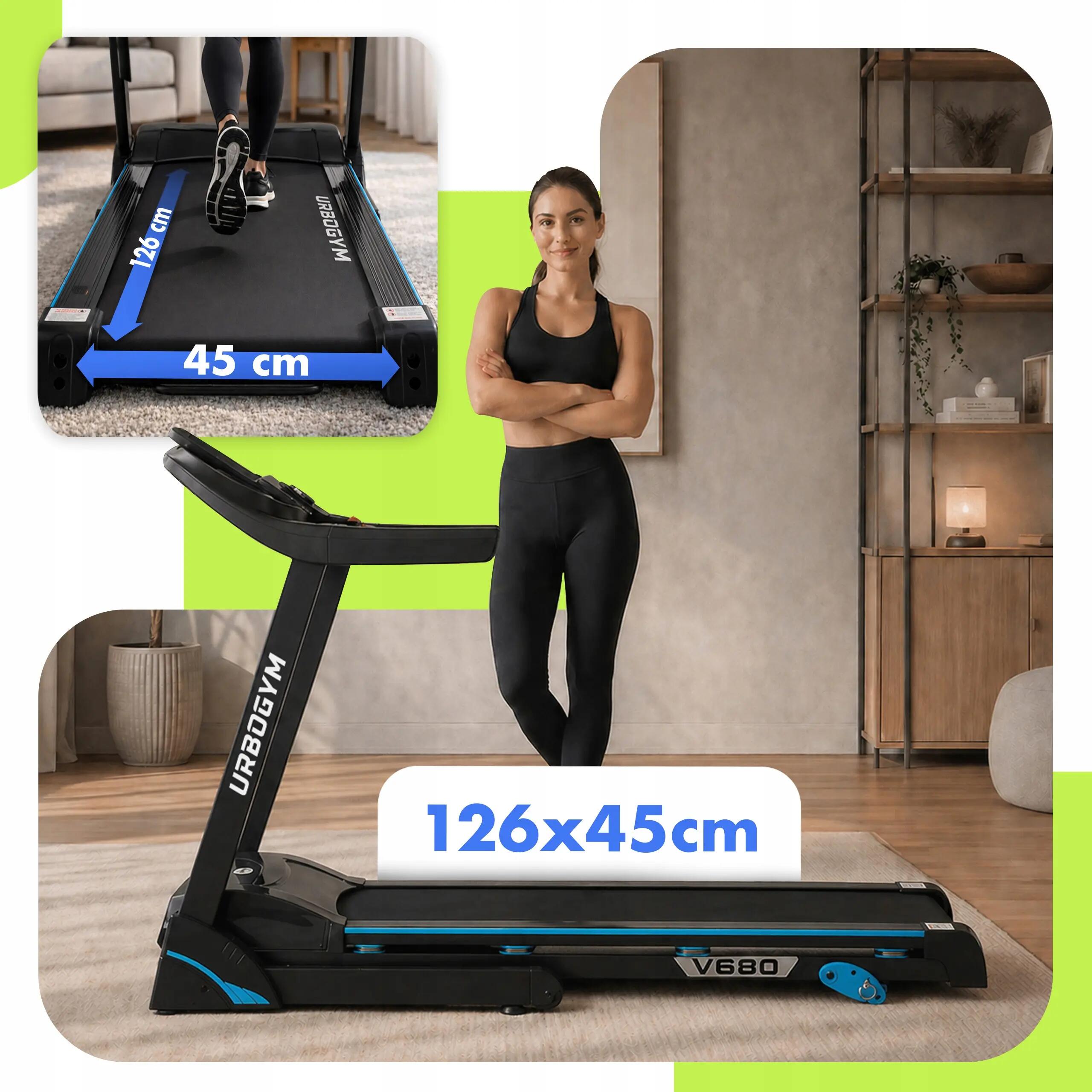 Bieżnia elektryczna Urbogym V680 5/10