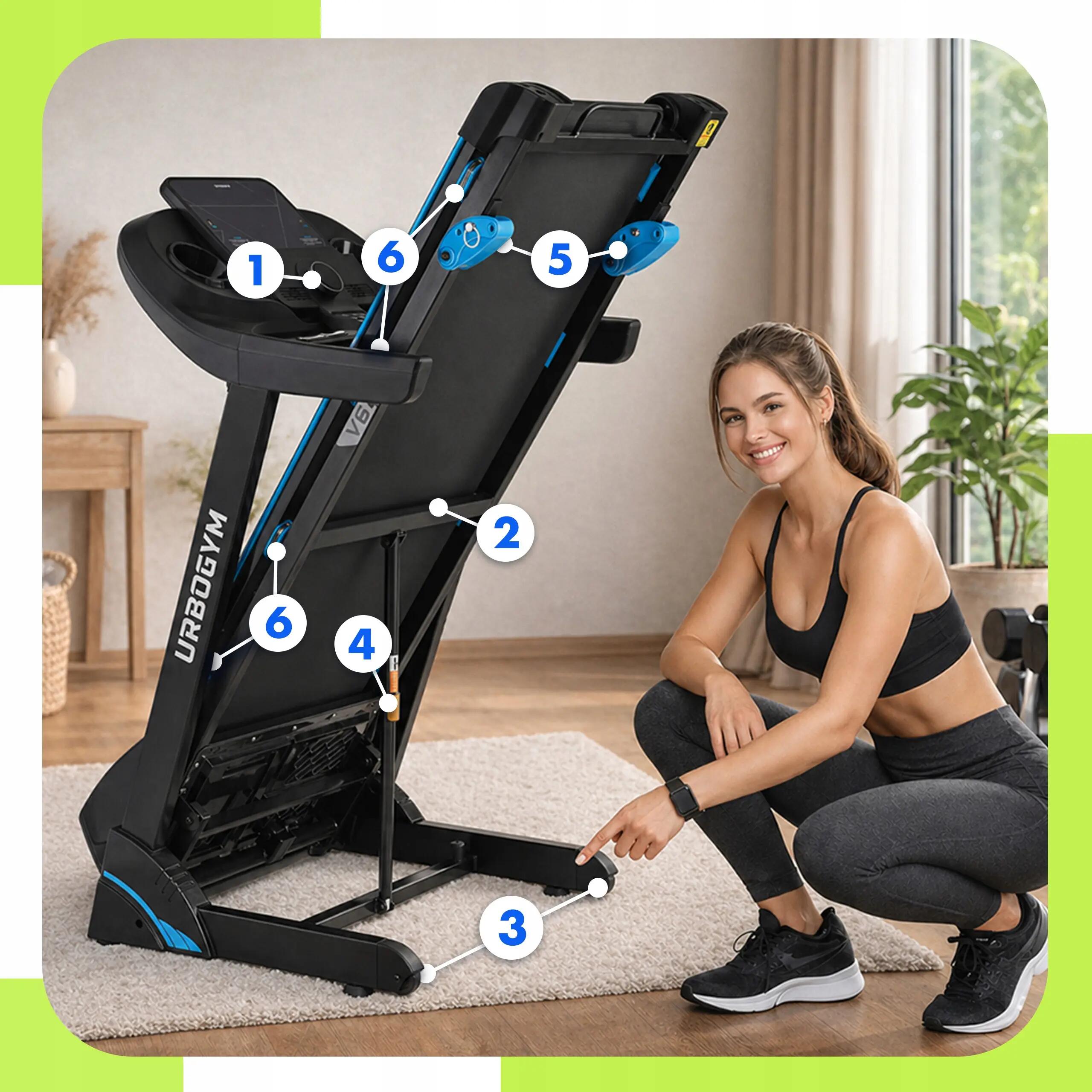 Bieżnia elektryczna Urbogym V680 4/10