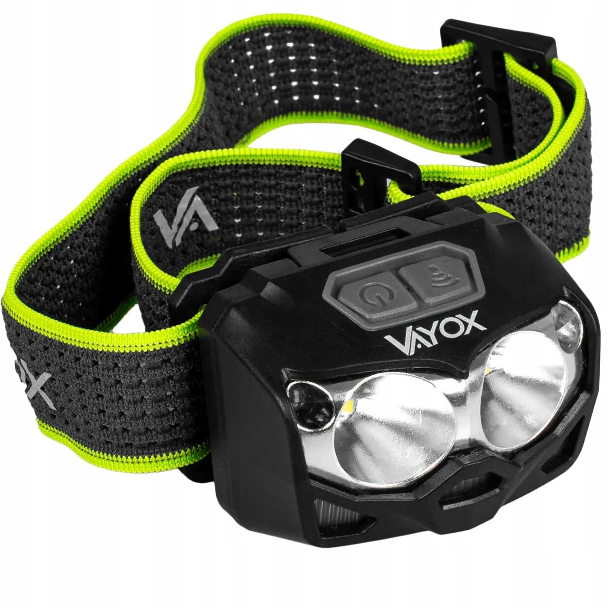 Vayox VA0078 hoofdlamp, 500lm, oplaadbaar, met hybride voeding 11/16