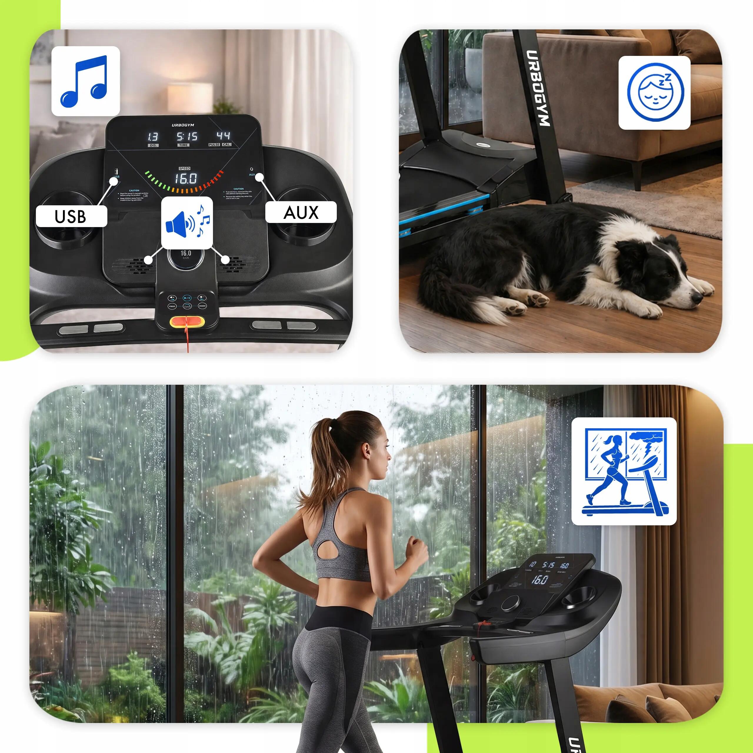 Bieżnia elektryczna Urbogym V680 2/10