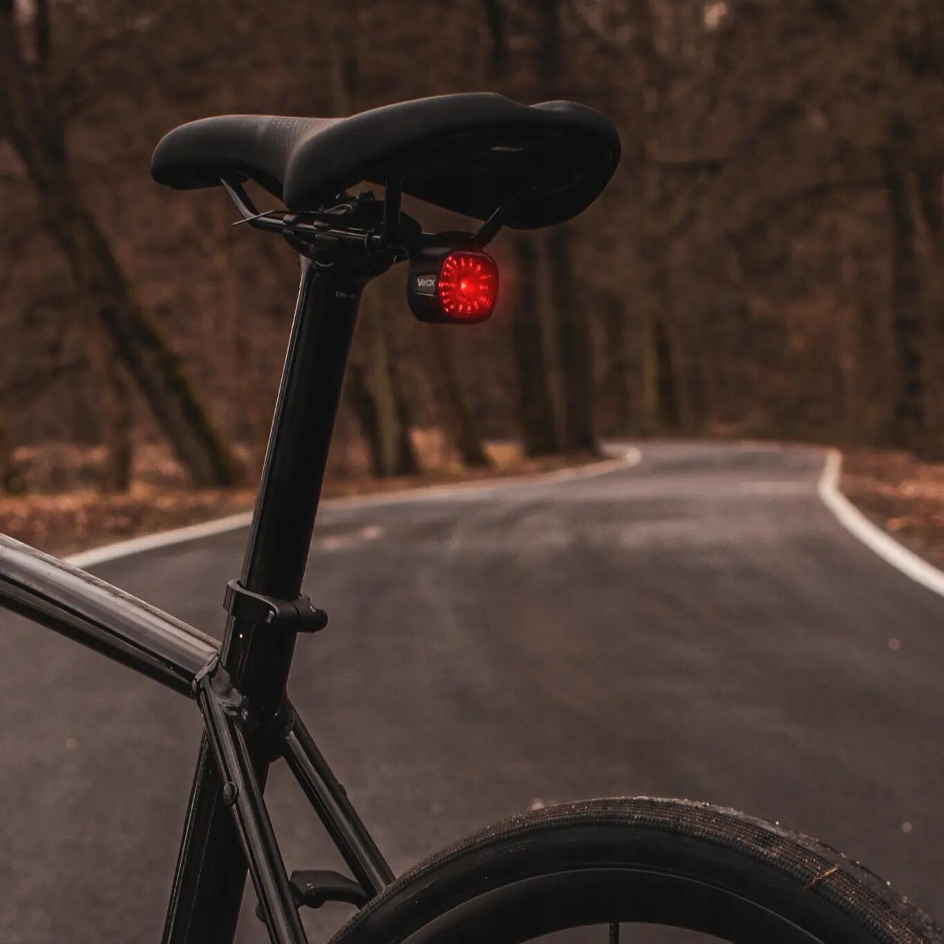 Lámpara de bicicleta trasera Vayox VA0156, 100lm, luz roja, IPX6, USB-C 11/15