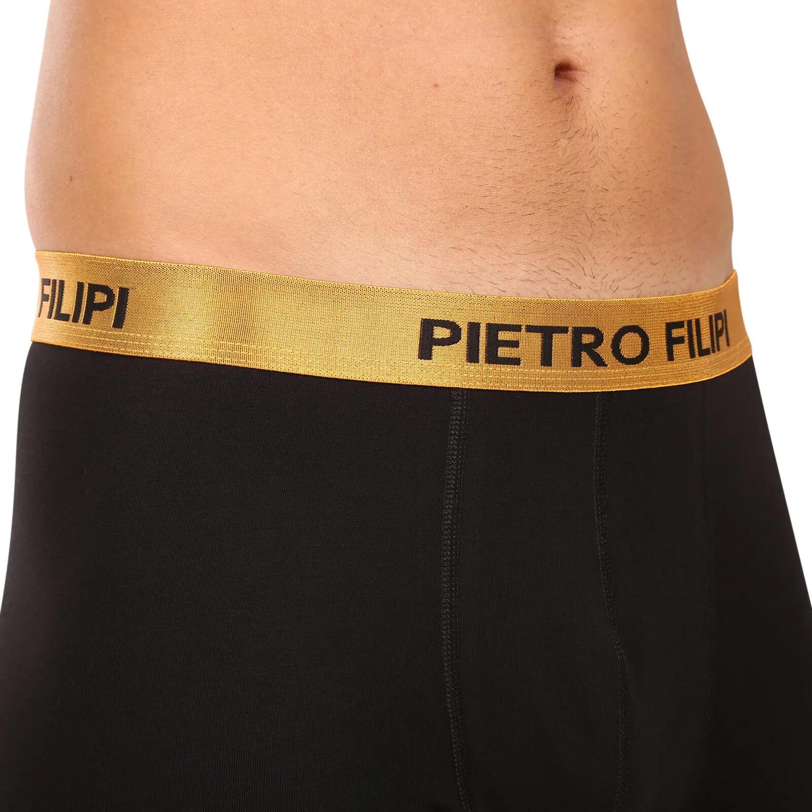Pánské boxerky Metalic gold 2PACK (2PBMS1) 5/7