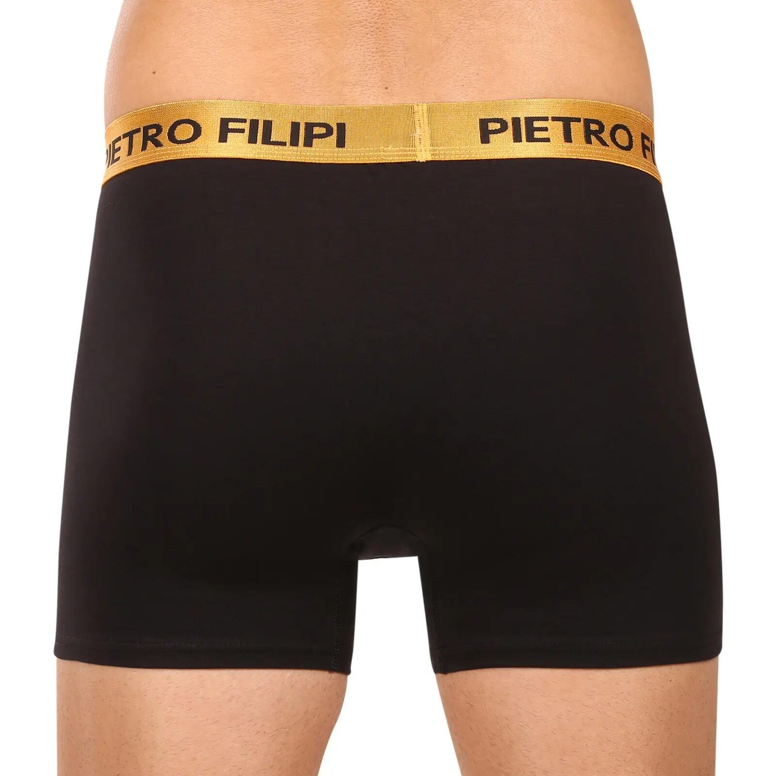 Pánské boxerky Metalic gold 2PACK (2PBMS1) 4/7