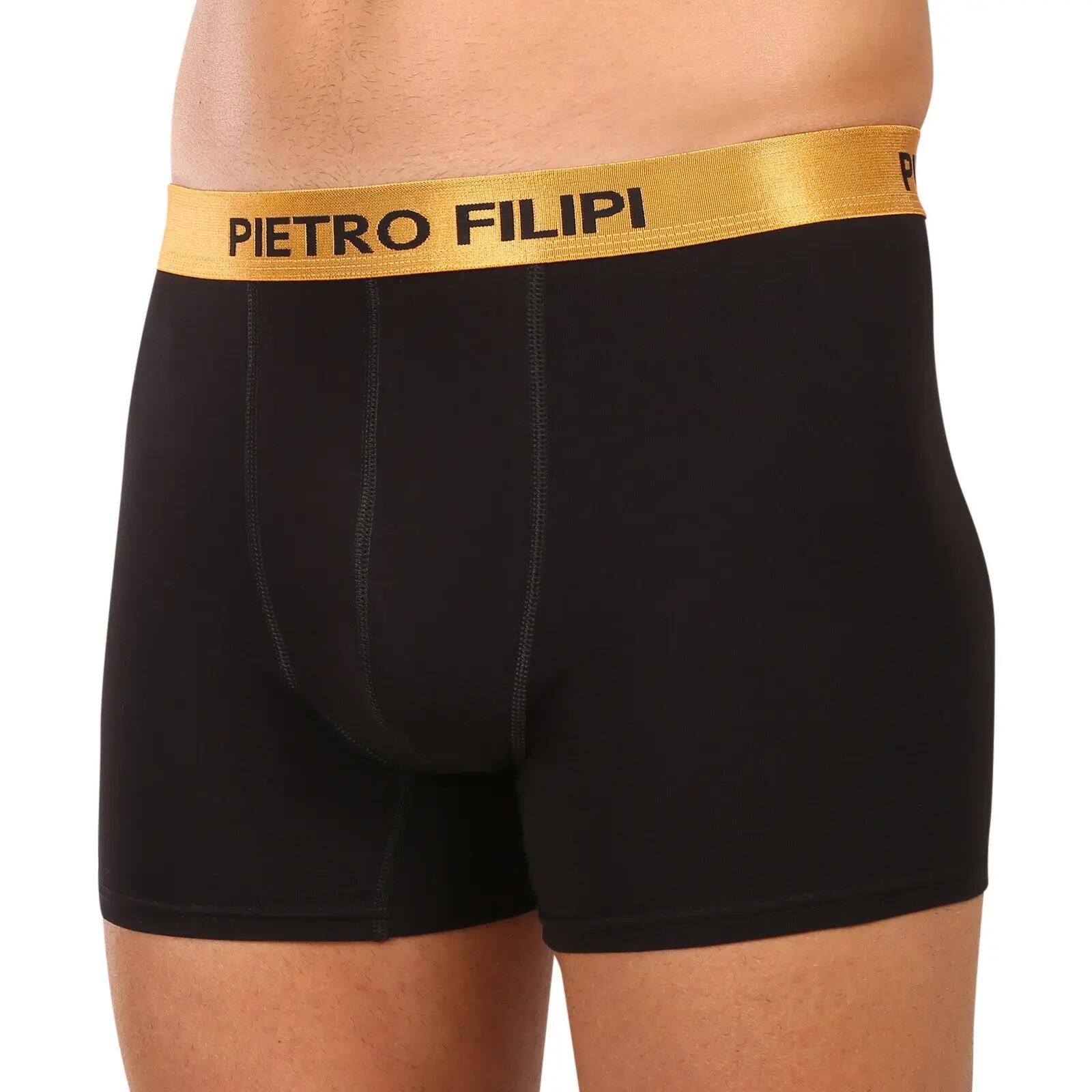 Pánské boxerky Metalic gold 2PACK (2PBMS1) 3/7