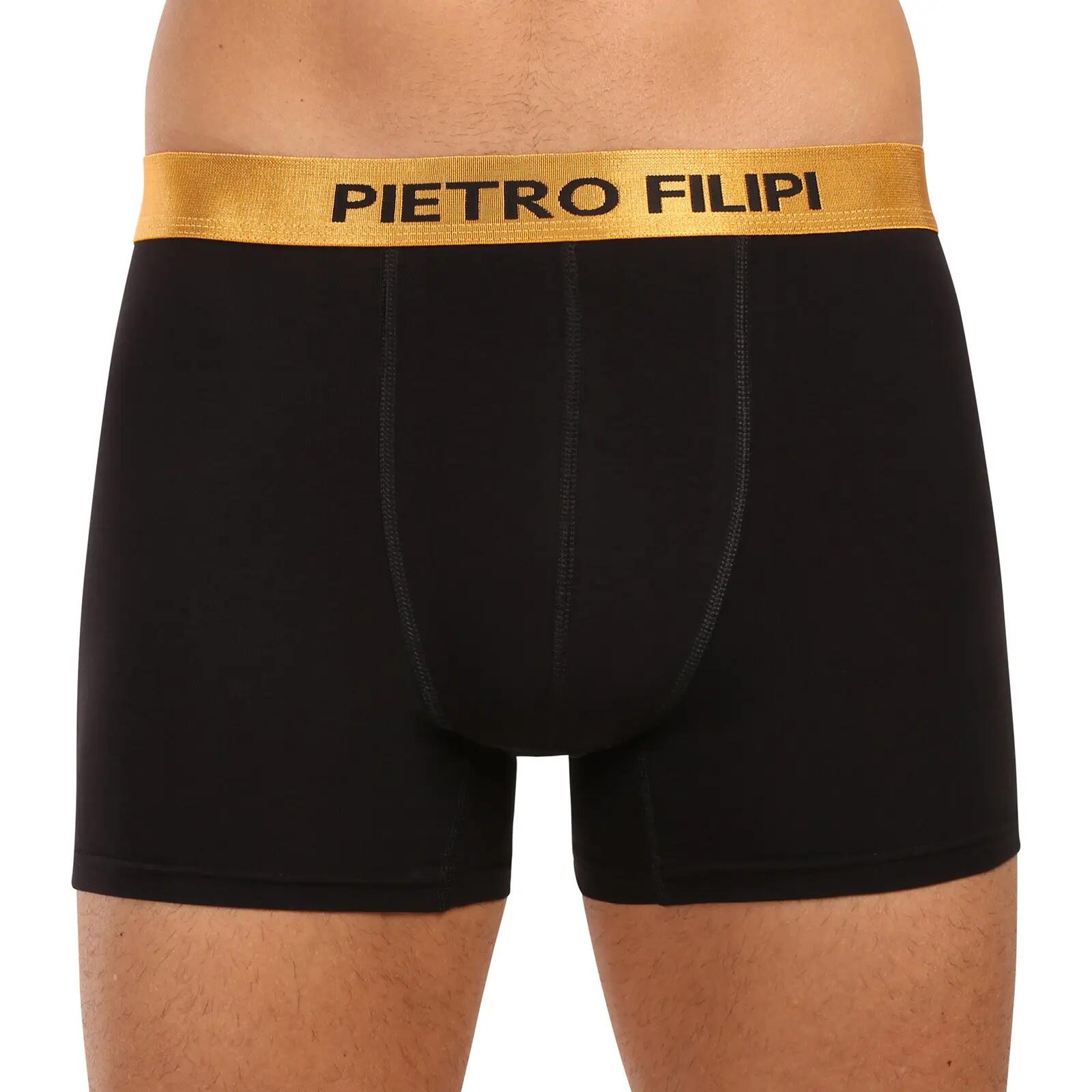 Pánské boxerky Metalic gold 2PACK (2PBMS1) 2/7