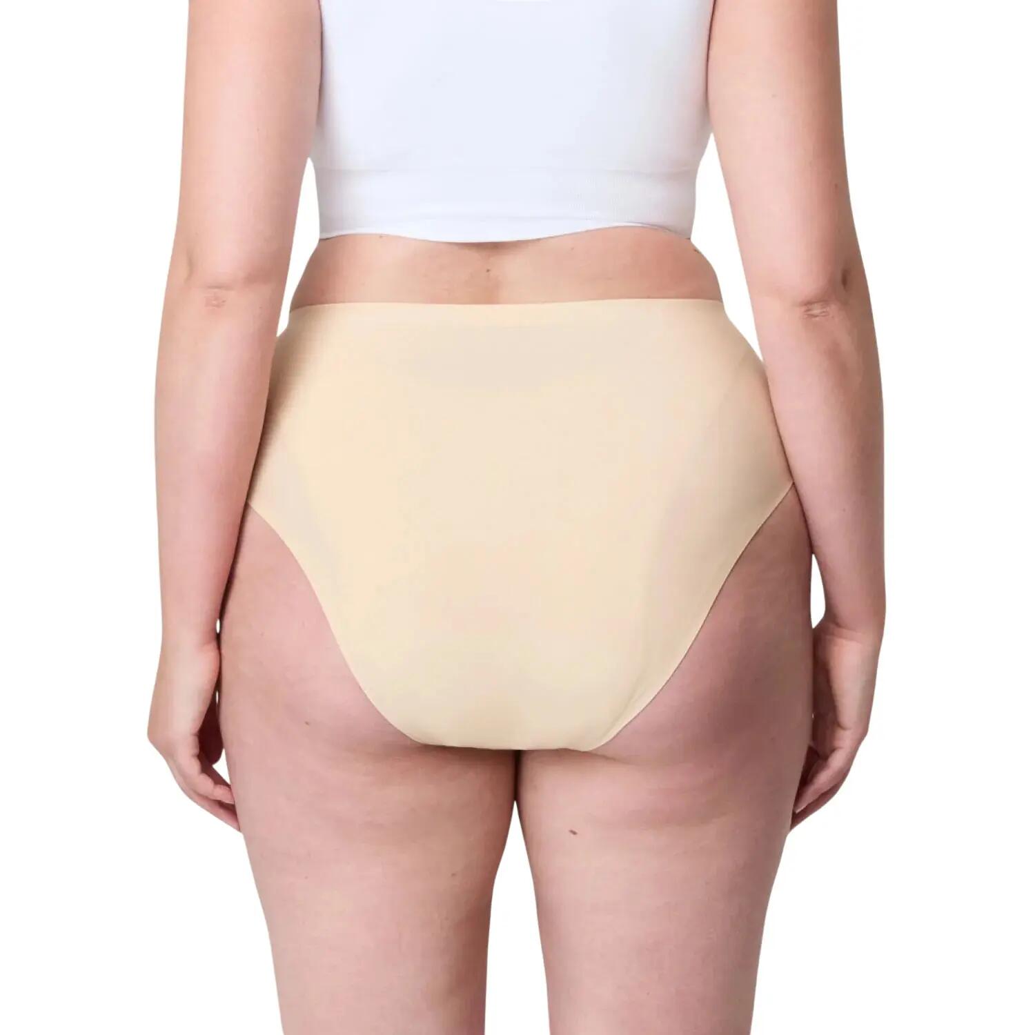 Menstruační kalhotky bezešvé Stretch Midi Brief Heavy (WSBMBH-nude) 2/2