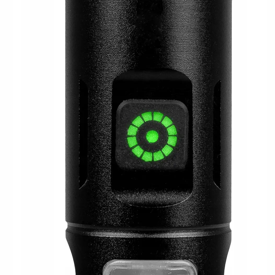 Akumulátorová svítilna VA0181, 260lm, ZOOM, boční světlo 10/15