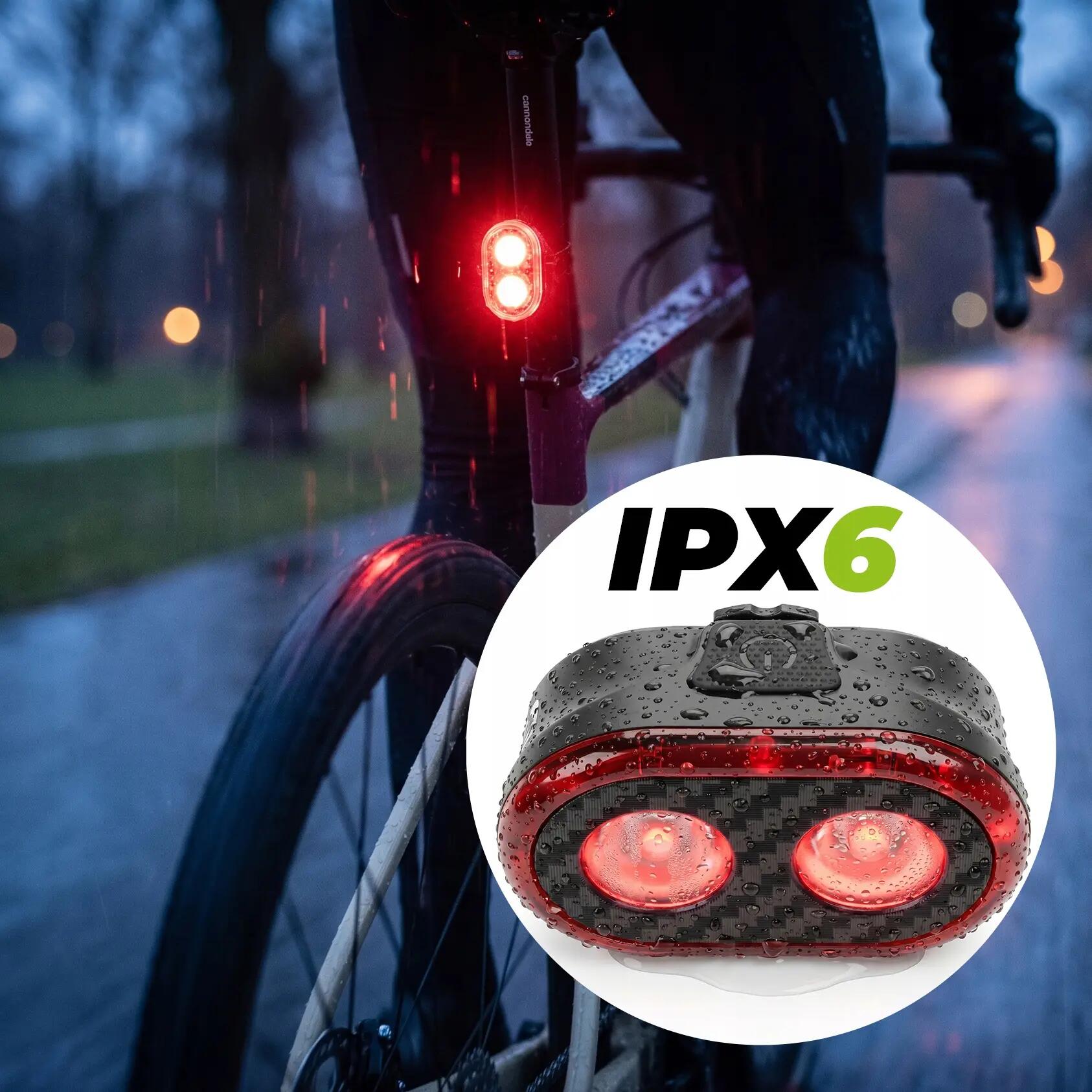 Fietsverlichting set voor- en achterlicht Vayox VAF2200 + VAR200 USB-C 9/16