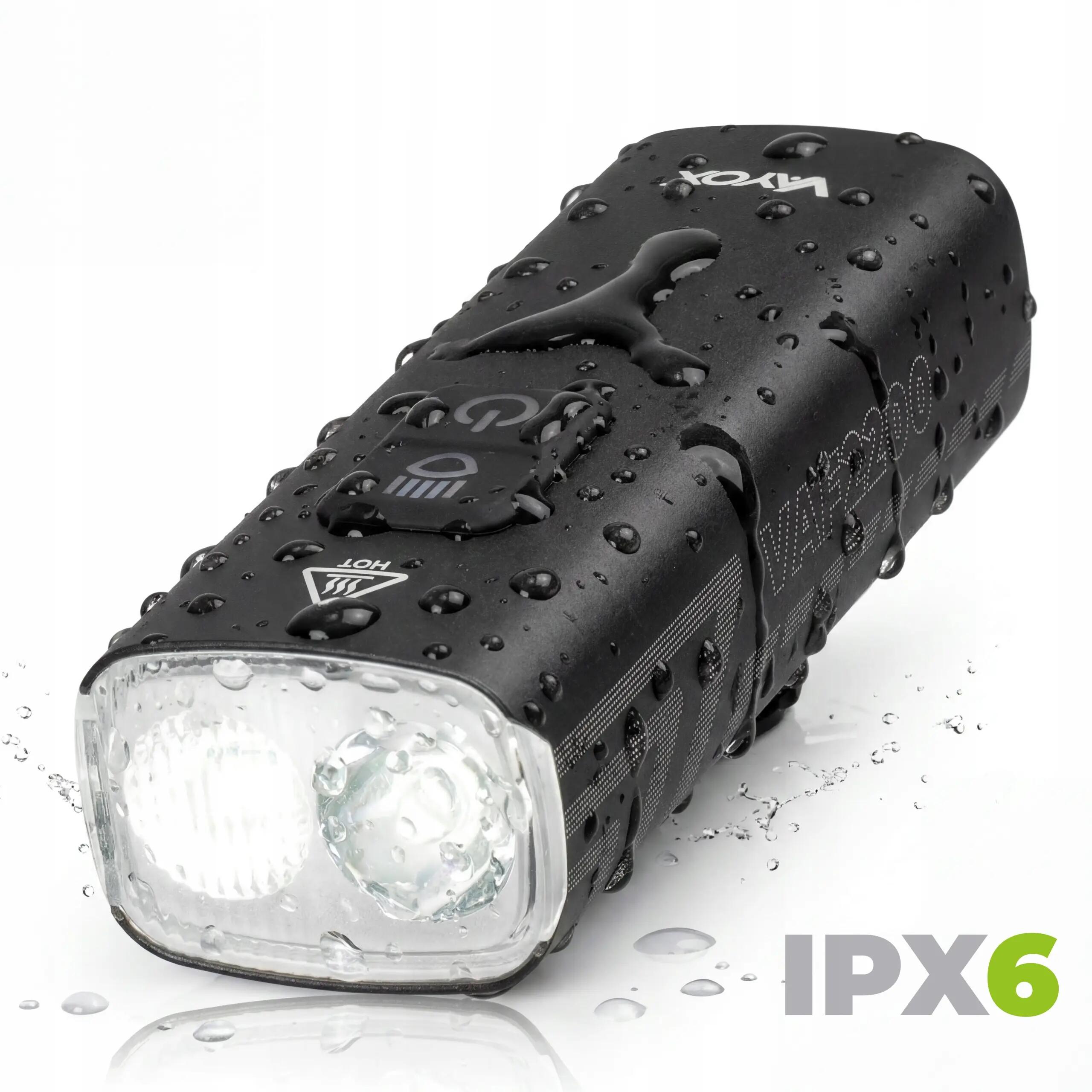 Fietsverlichting set voor- en achterlicht Vayox VAF2200 + VAR200 USB-C 8/16