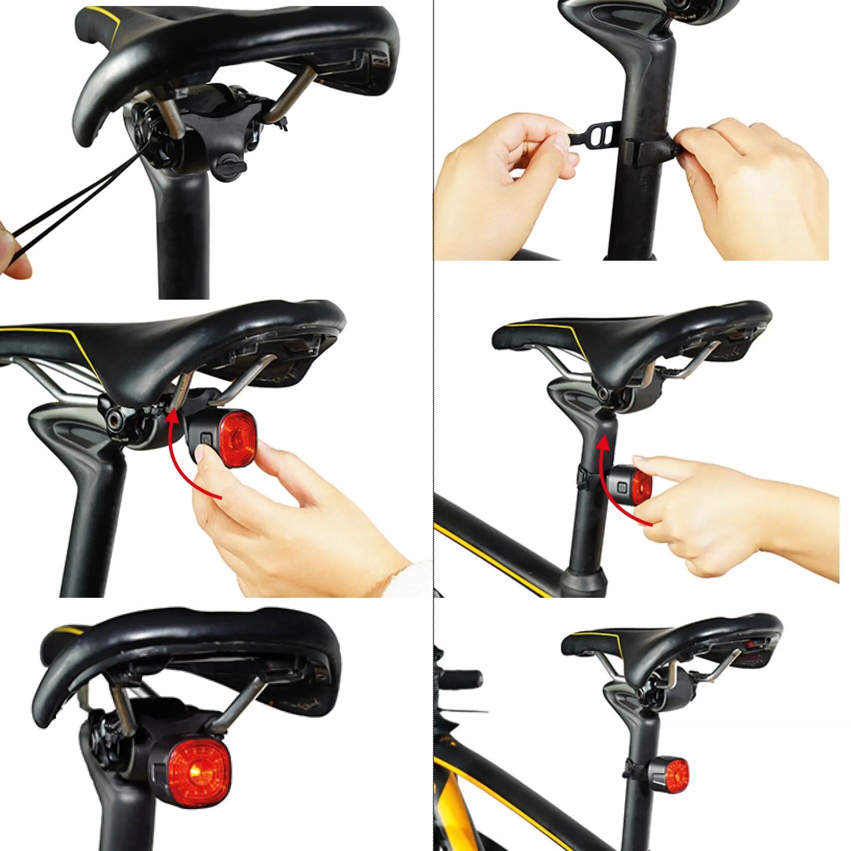 Jeu de feux de vélo VAYOX VA0071 + VA0156 avant et arrière USB-C 11/15