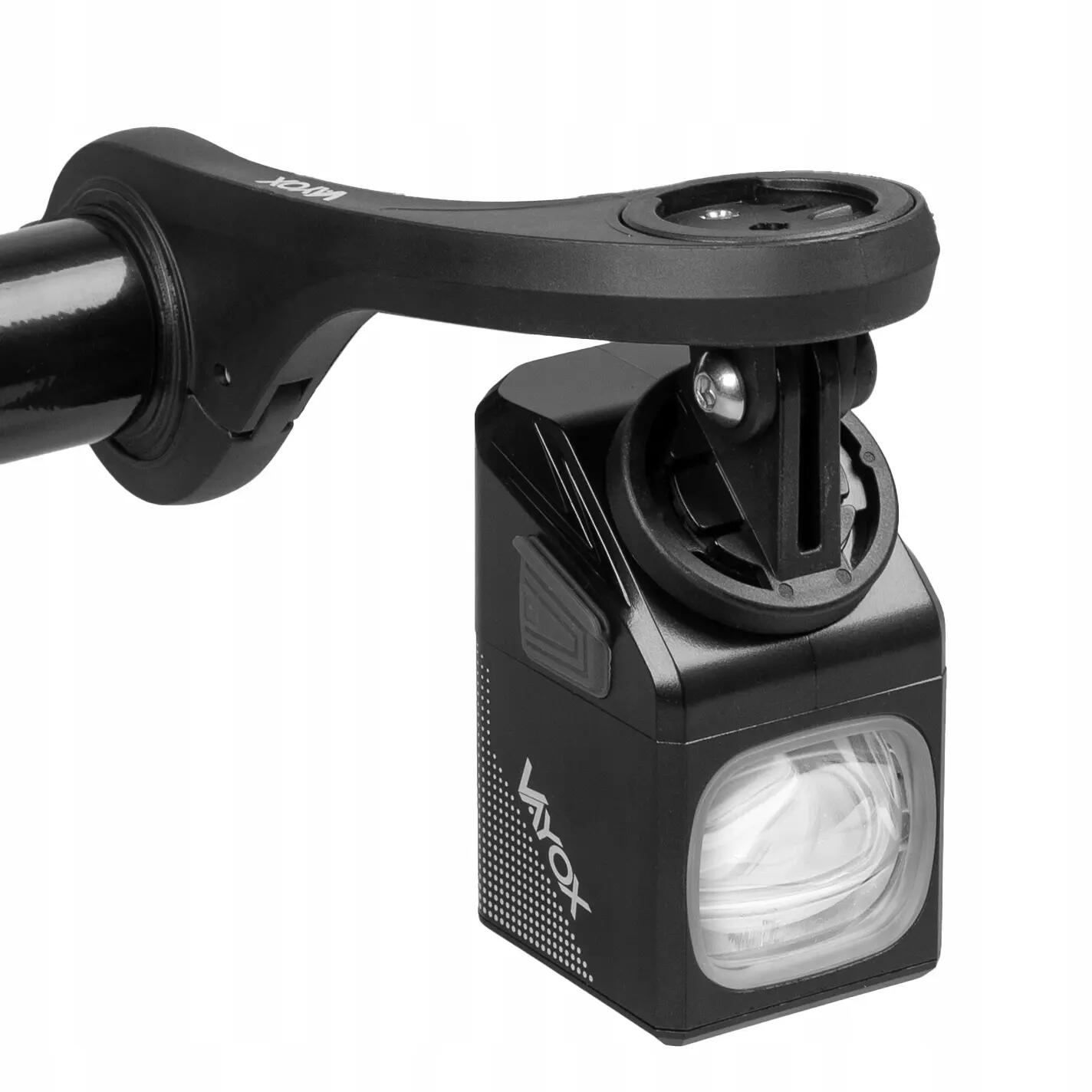 Přední světlo na kolo s držákem cyklopočítače Vayox VAF1000PRO 1000lm USB-C 10/16