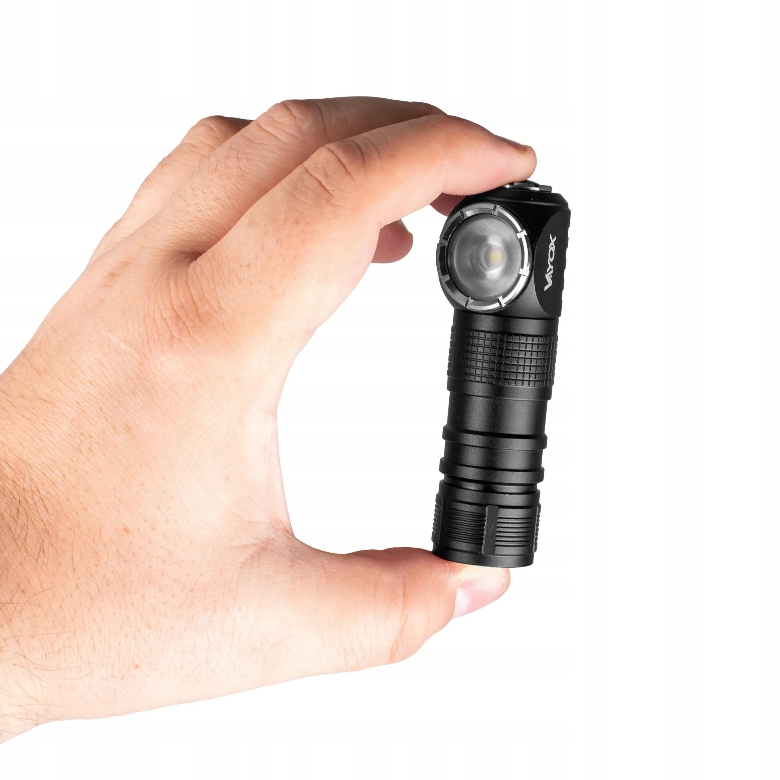 Lampe frontale Vayox VA0362 Explorer 500lm en aluminium rechargeable USB-C 9/16