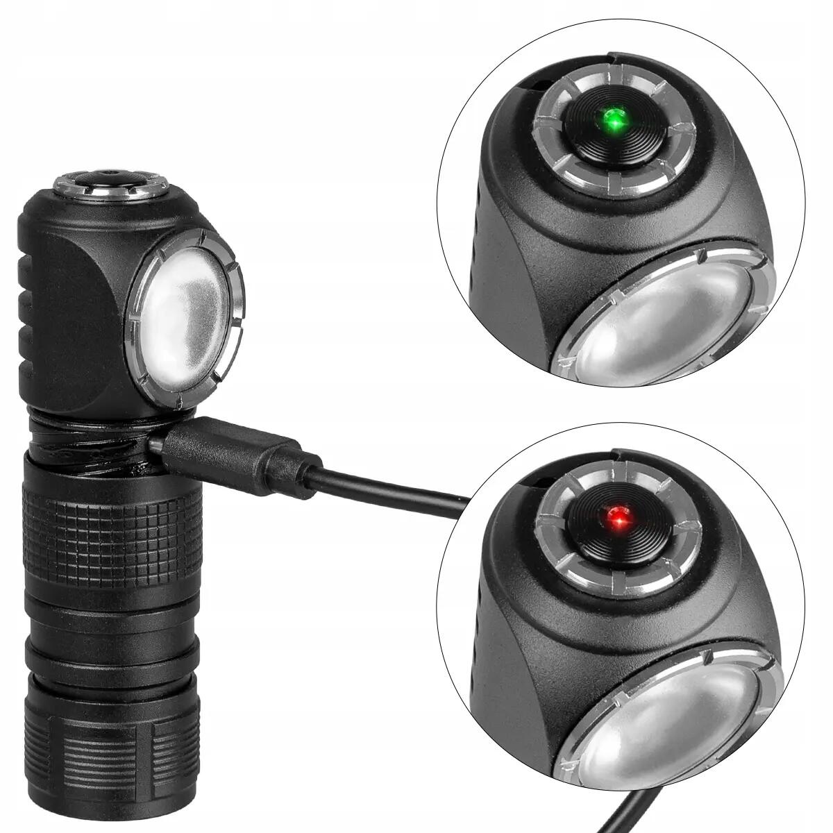 Lampe frontale Vayox VA0362 Explorer 500lm en aluminium rechargeable USB-C 8/16