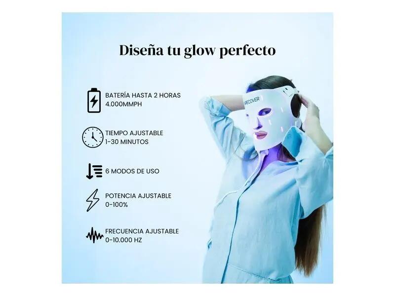 Professionelle LED-Gesichtsmaske gegen Hautalterung und Akne, AIR GLOW 5/8