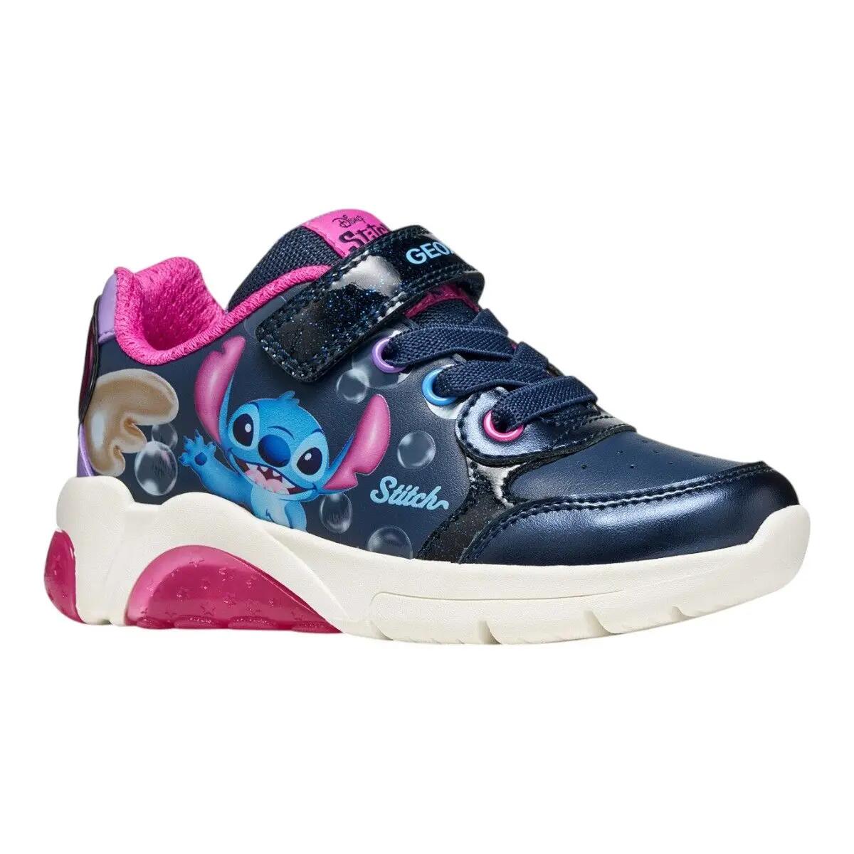 Baskets Fille Bleu Geox J FADINLIGHT 2/7