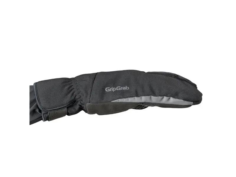 Gripgrab Nordic 2 Windproof Deep Winter Lobster Gloves Black - M 7/7