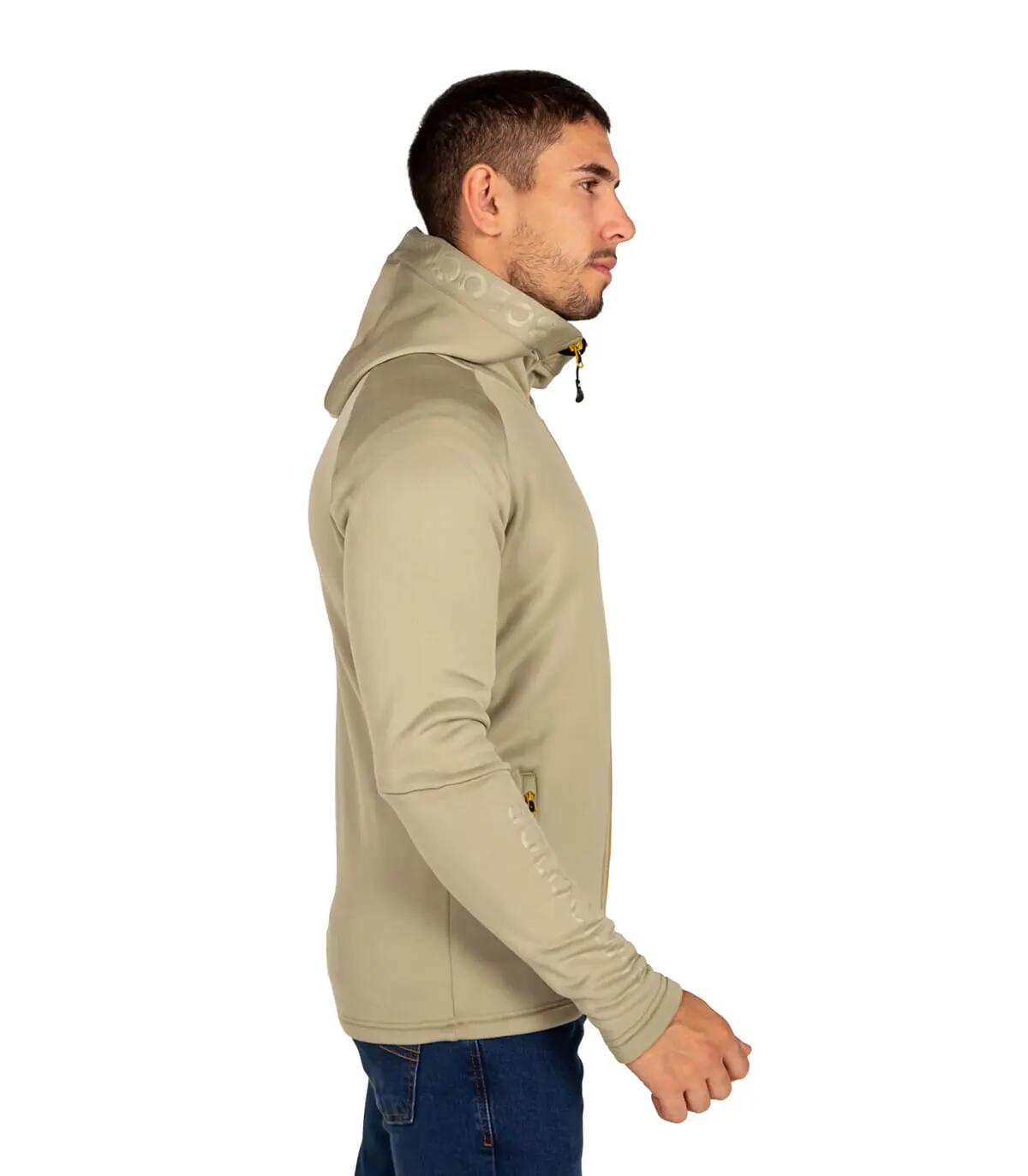Chaqueta de Forro Polar de Montaña Transpirable Veletta para Hombre Beige 4/5