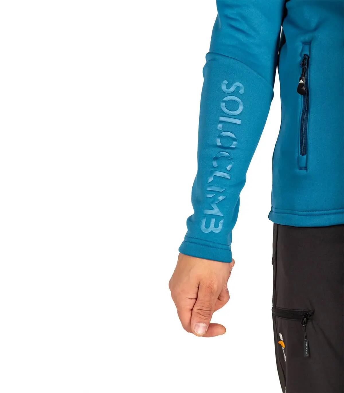Chaqueta de Forro Polar de Montaña Transpirable Veletta para Hombre Azul 5/5