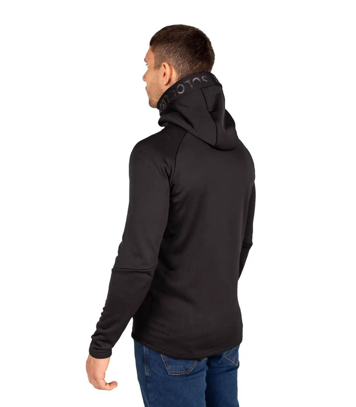Chaqueta de Forro Polar de Montaña Transpirable Veletta para Hombre Negro 4/5