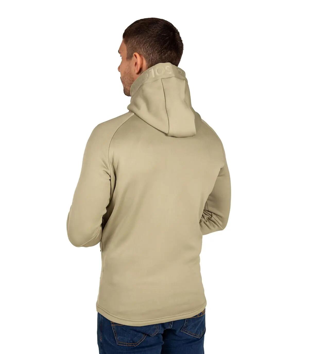 Chaqueta de Forro Polar de Montaña Transpirable Veletta para Hombre Beige 3/5