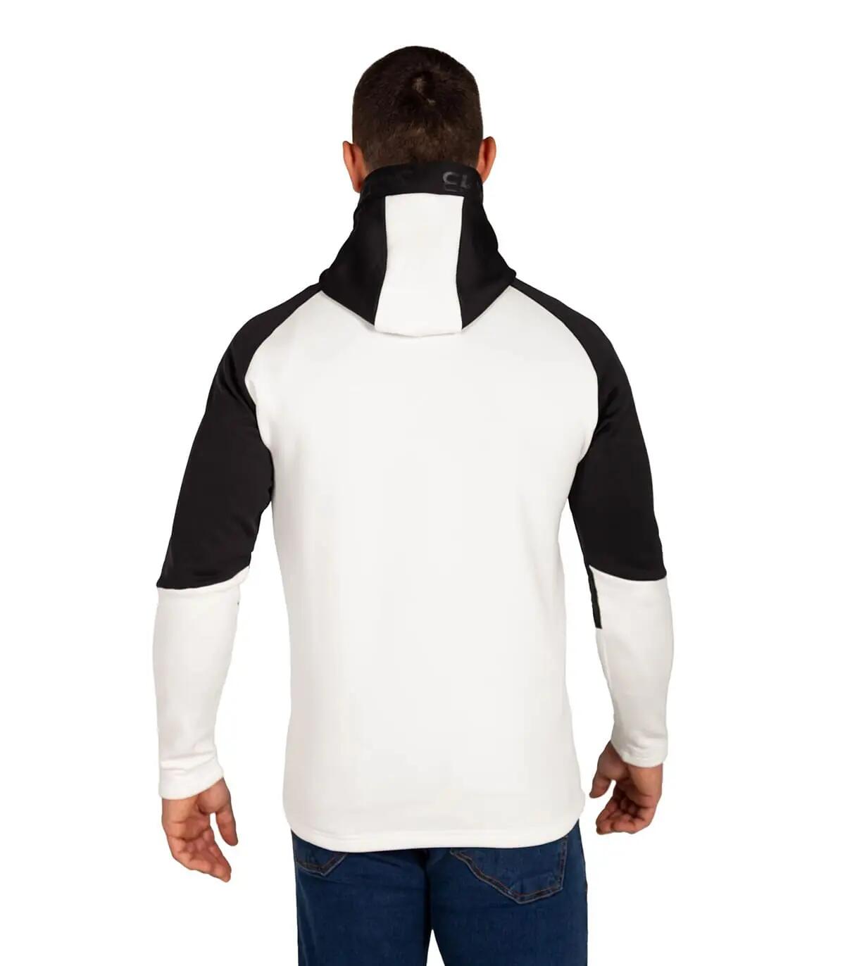 Chaqueta de Forro Polar de Montaña Transpirable Veletta para Hombre Blanco 3/5