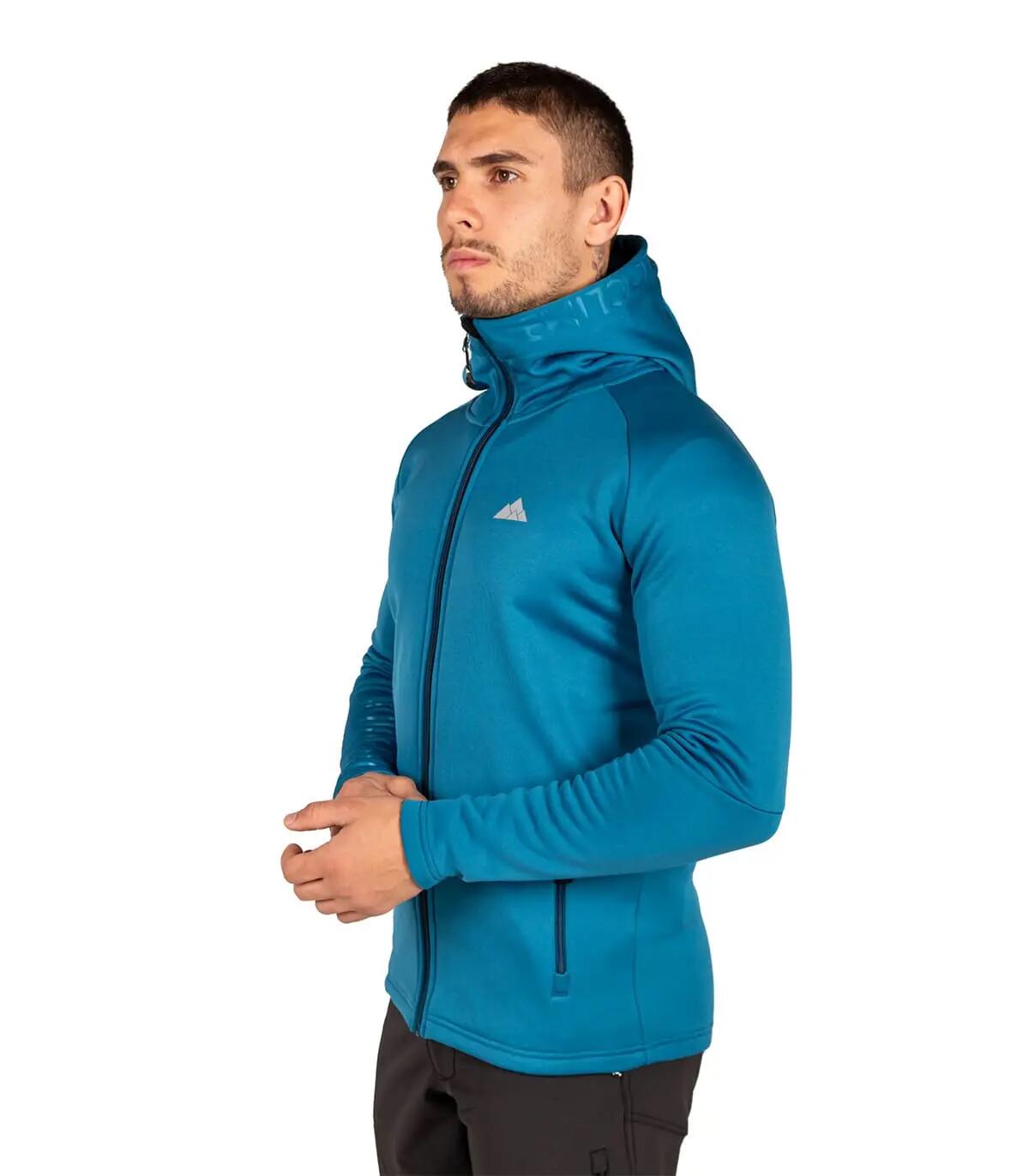 Chaqueta de Forro Polar de Montaña Transpirable Veletta para Hombre Azul 3/5