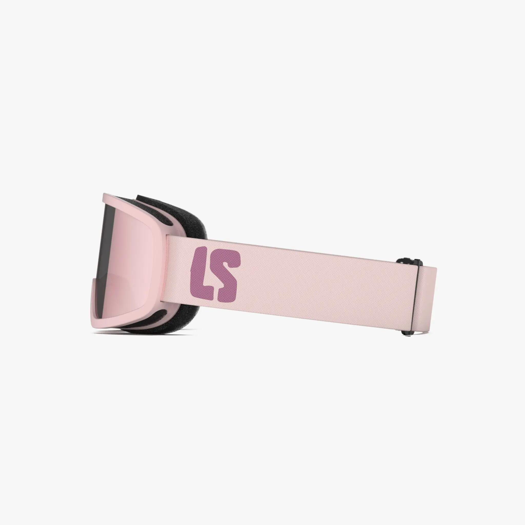 Masque de ski et snowboard enfant LS1 Rose Pâle 3/3