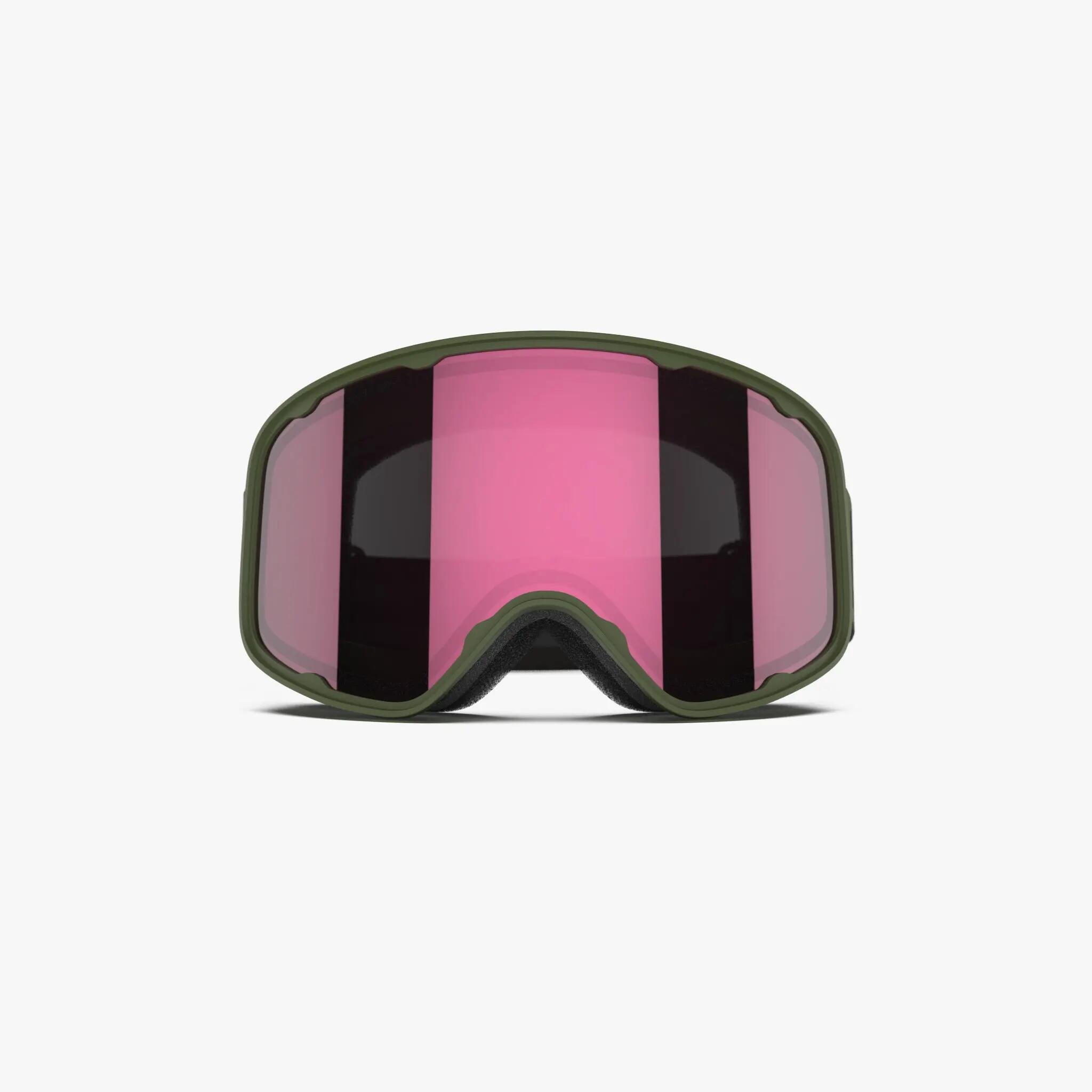 Masque de ski et snowboard LS3 Essentiel Kaki 2/3