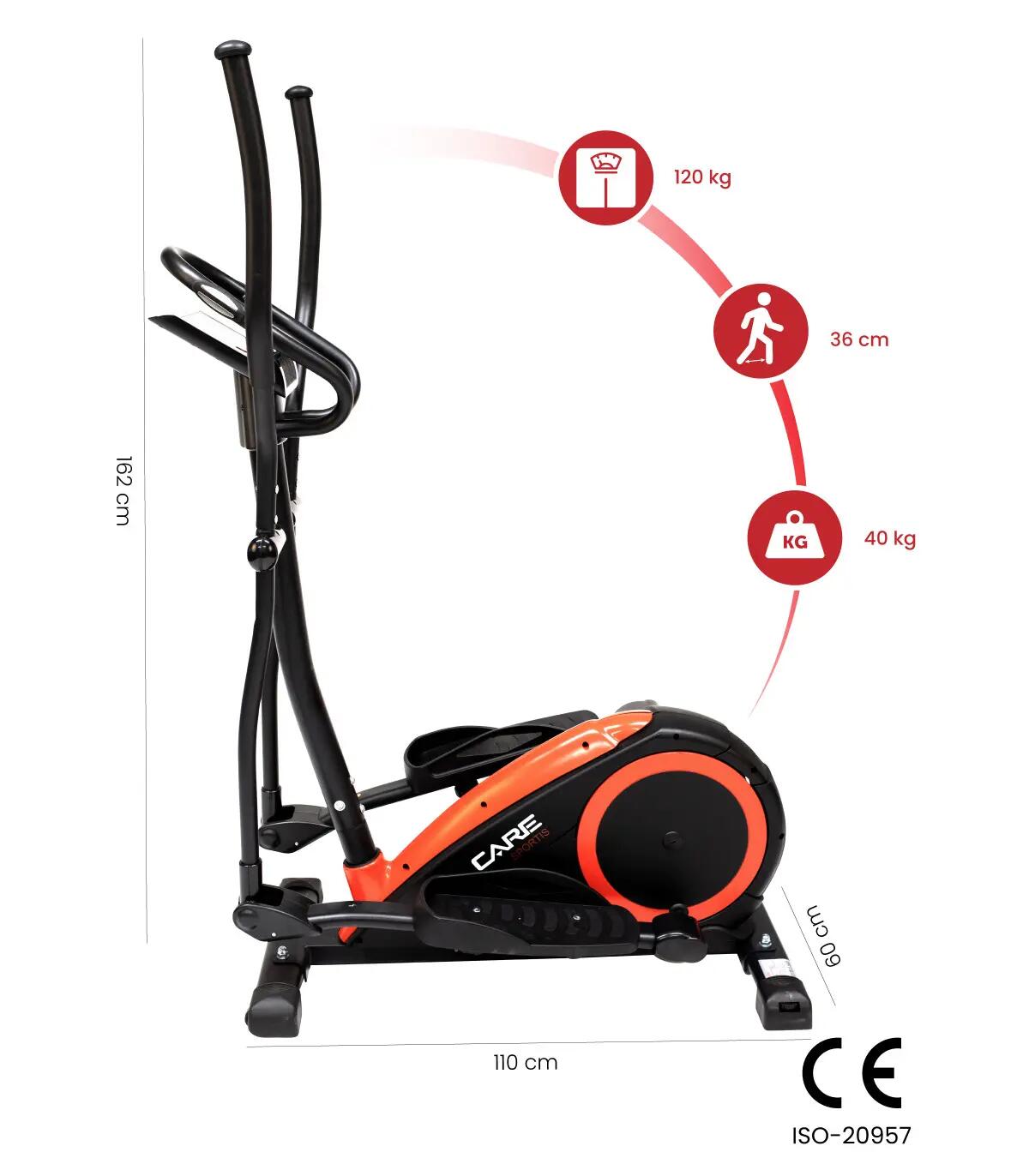 Vélo elliptique SPORTIS - CARE - connecté 2/10