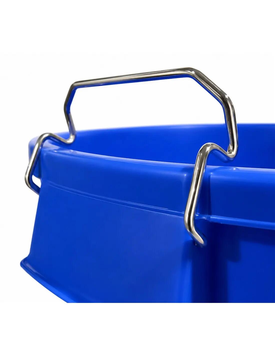 Cubo Basura Plástico con Tapa | Alta Res JARDIN202 Azul 21 litros 4/5