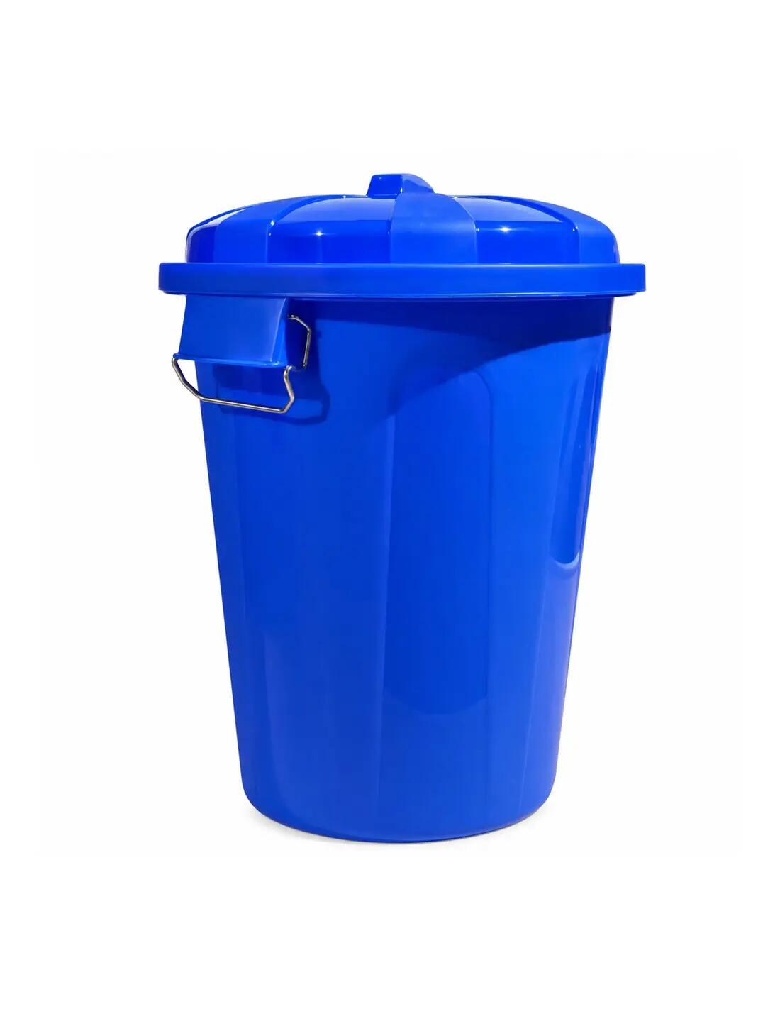 Cubo Basura Plástico con Tapa | Alta Res JARDIN202 Azul 21 litros 3/5