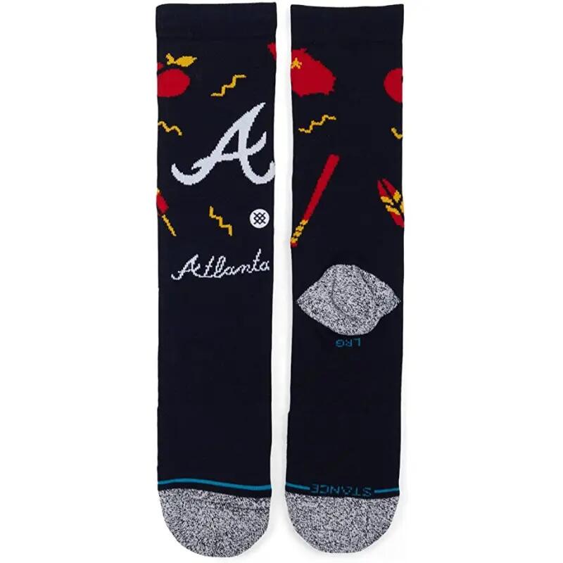 Chaussettes MLB Atlanta Braves Stance Landmark Bleu marine 2/2