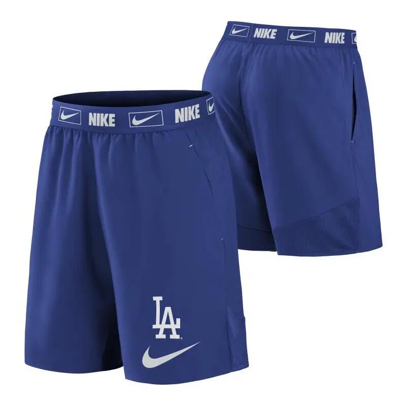 Short MLB Enfant Los Angeles Dodgers Nike Prime Time Logo Bleu 2/2
