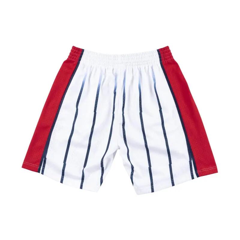 Short NBA Houston Rockets 1996-97 Mitchell & Ness Swingman Blanc pour Homme 2/2