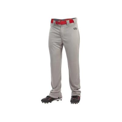 Pantalon de baseball rawlings long gris pour homme